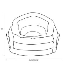 Settle In Kids’ Bean Bag Chair - Pillowfort™ -Pillowfort GUEST 0122a36e 4378 4f90 8b01 f92abecc69e0