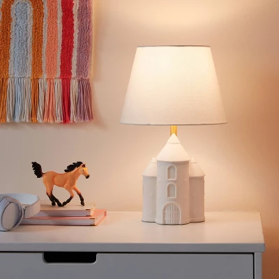 Castle Kids' Table Lamp White - Pillowfort™ 4 Castle Kids' Table Lamp White - Pillowfort™ - Image 2
