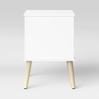 Modern Kids' Nightstand White - Pillowfort™ 5 Modern Kids' Nightstand White - Pillowfort™ - Image 3