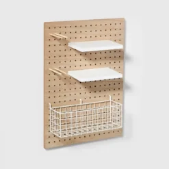 Modular Organization System Kids' Pegboard Brown - Pillowfort™ 9 Modular Organization System Kids' Pegboard Brown - Pillowfort™ -Pillowfort GUEST 0633ef8e 5f81 47f6 8753 4731a8b94b9c