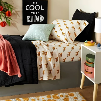 Cheetah Microfiber Kids' Sheet Set - Pillowfort™ 3 Cheetah Microfiber Kids' Sheet Set - Pillowfort™