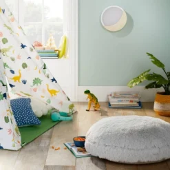 Faux Fur Floor Kids' Pillow Gray - Pillowfort™ -Pillowfort GUEST 0b7d6743 64af 48fd 82a5 5fa6159b563c