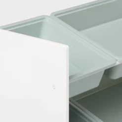 Kids' 6 Bin Storage White - Pillowfort™: Multi Bin Toy Organizer, Kids Furniture For Playroom, 3 Shelves -Pillowfort GUEST 0bd3d195 0d7e 480f 814d 4592a5c52d66