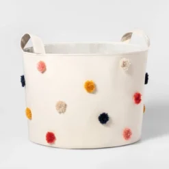 Pom-Pom Kids' Storage Basket Cream - Pillowfort™ 13 Pom-Pom Kids' Storage Basket Cream - Pillowfort™ -Pillowfort GUEST 13e4dbef df98 4d2c a3ff 314fc8722bbf