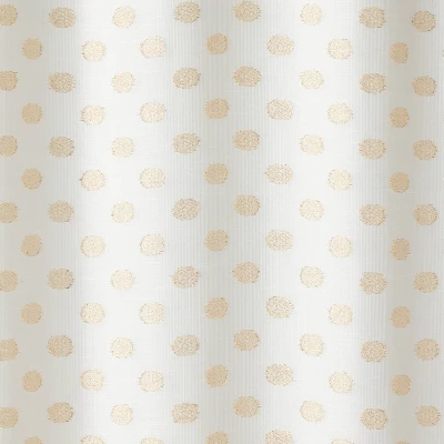 42"W X 84"L Clipped Dotted Kids' Blackout Window Curtain Panel Metallic Gold - Pillowfort™ 4 42"W X 84"L Clipped Dotted Kids' Blackout Window Curtain Panel Metallic Gold - Pillowfort™ - Image 2
