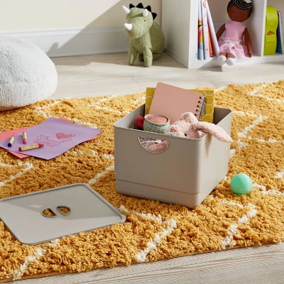 Kids' Storage With Lid - Pillowfort™ 3 Kids' Storage With Lid - Pillowfort™
