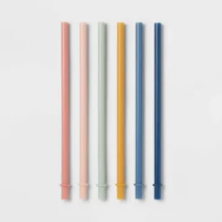 Kids' 6pc Plastic Rainbow Tumbler Straws - Pillowfort™: Dishwasher-Safe, Reusable For Cold Beverages 7 Kids' 6pc Plastic Rainbow Tumbler Straws - Pillowfort™: Dishwasher-Safe, Reusable For Cold Beverages -Pillowfort GUEST 1ead9930 ed07 4db4 8616 e92171e6ba9d