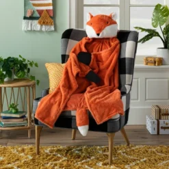 Fox Hooded Blanket - Pillowfort™