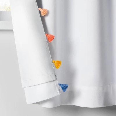 Blackout Tassel Kids' Curtain Panel - Pillowfort™ 5 Blackout Tassel Kids' Curtain Panel - Pillowfort™ - Image 3