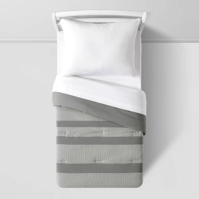 Toddler Waffle Striped Kids' Comforter - Pillowfort™ 3 Toddler Waffle Striped Kids' Comforter - Pillowfort™