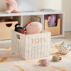 Kids' Large Woven Toys Storage Basket - Pillowfort™