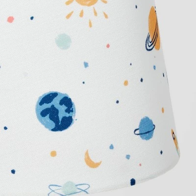 Kids' Round Base With Space Shade Lamp Blue - Pillowfort™ 6 Kids' Round Base With Space Shade Lamp Blue - Pillowfort™ - Image 4