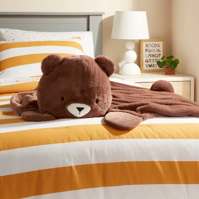 Bear Hooded Kids' Blanket - Pillowfort™ 3 Bear Hooded Kids' Blanket - Pillowfort™
