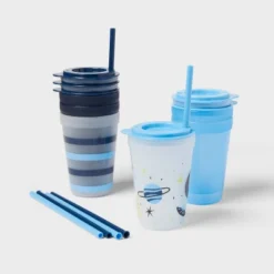 Kids' 18pc Plastic Drinkware Set Green/Blue - Pillowfort™ -Pillowfort GUEST 38073c97 978d 4503 9cd4 d570896b9671