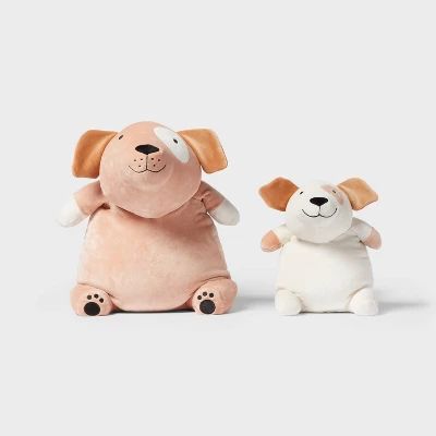 Dog And Baby Weighted Plush Kids' Throw Pillow Brown - Pillowfort™ 5 Dog And Baby Weighted Plush Kids' Throw Pillow Brown - Pillowfort™ - Image 3