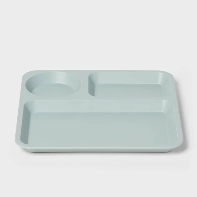 Kids' 6pc 9.5" Plastic Square Divided Plate - Pillowfort™: Microwave & Dishwasher-Safe, Ages 3+ 4 Kids' 6pc 9.5" Plastic Square Divided Plate - Pillowfort™: Microwave & Dishwasher-Safe, Ages 3+ - Image 2
