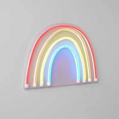 Rainbow Neon Kids' Wall Decor - Pillowfort™ 3 Rainbow Neon Kids' Wall Decor - Pillowfort™ - Image 2