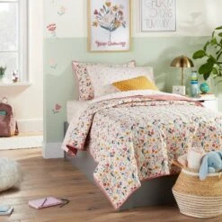 Floral Cotton Reversible Kids' Sham - Pillowfort™ 11 Floral Cotton Reversible Kids' Sham - Pillowfort™ -Pillowfort GUEST 3d327d9a 0e2b 4ea4 bfef 9910f1d6a03b