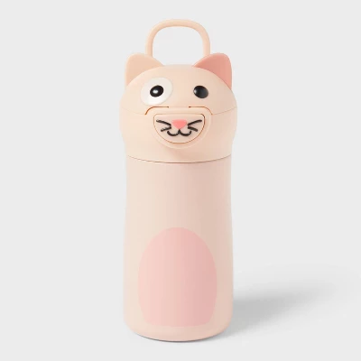 Kids' 10 Fl Oz Cat Animal Water Bottle - Pillowfort™ 5 Kids' 10 Fl Oz Cat Animal Water Bottle - Pillowfort™ - Image 3