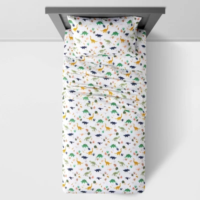 Dinosaur Microfiber Kids' Sheet Set - Pillowfort™ 4 Dinosaur Microfiber Kids' Sheet Set - Pillowfort™ - Image 2