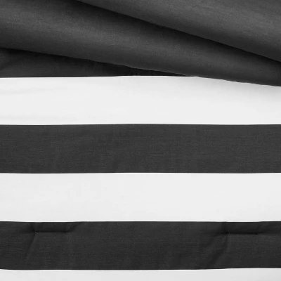 Toddler Rugby Striped Cotton Kids' Comforter - Pillowfort™ 4 Toddler Rugby Striped Cotton Kids' Comforter - Pillowfort™ - Image 2