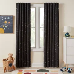 42"W X 84"L Space Kid's Blackout Window Curtain Panel - Pillowfort™