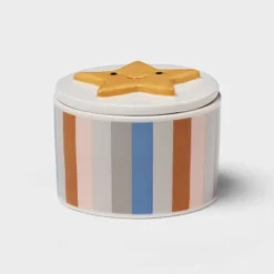 Ceramic Striped Kids' Container - Pillowfort™ -Pillowfort GUEST 5ae1abc3 8e65 47f0 b3d4 4223ec0a9f1e