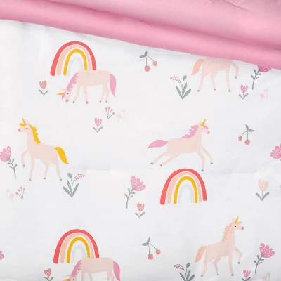 Toddler Unicorn Cotton Kids' Comforter - Pillowfort™ 4 Toddler Unicorn Cotton Kids' Comforter - Pillowfort™ - Image 2