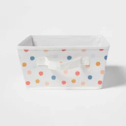 Polka Dot Kids' Fabric Bin - Pillowfort™ -Pillowfort GUEST 62e4ebaf b973 4b55 8df3 fbec5a789aee