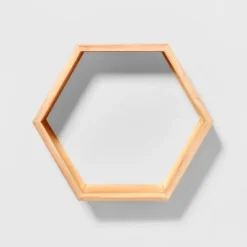 Natural Wood Hexagon Kids' Shelf - Pillowfort™ 12 Natural Wood Hexagon Kids' Shelf - Pillowfort™ -Pillowfort GUEST 671c6bc8 098a 4ba2 824a d974e741bd3e