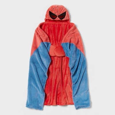 Marvel Spider-Man Kids' Hooded Blanket - The Marvel Collection By Pillowfort™ 5 Marvel Spider-Man Kids' Hooded Blanket - The Marvel Collection By Pillowfort™ - Image 3