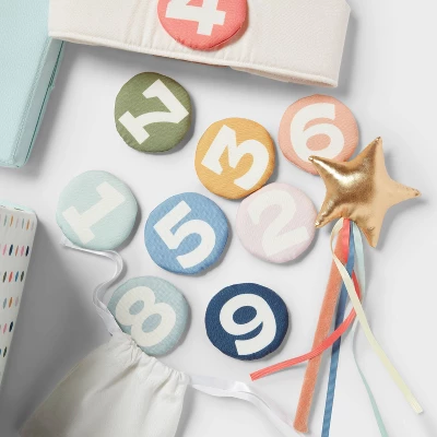 Birthday Crown Kids' Interactive Kit - Pillowfort™: Novelty Plush Throw Pillow, Multicolored, OEKO-TEX Certified 4 Birthday Crown Kids' Interactive Kit - Pillowfort™: Novelty Plush Throw Pillow, Multicolored, OEKO-TEX Certified - Image 2