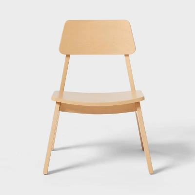 Natural Wood 2pc Kids' Activity Table And Chairs Set - Pillowfort™ 4 Natural Wood 2pc Kids' Activity Table And Chairs Set - Pillowfort™ - Image 2