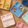 Kids' 6pc Basic Tray New Colors - Pillowfort™: Multicolor Divided Plates, Dishwasher & Microwave Safe -Pillowfort GUEST 71179f8a 6104 4852 8ea6 dbd422f77b2a
