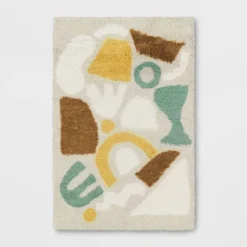 Eclectic Shapes Area Kids' Rug Pink/Mint - Pillowfort™ -Pillowfort GUEST 7210e1ed d2a5 4c76 b8d1 8f7017c881a2