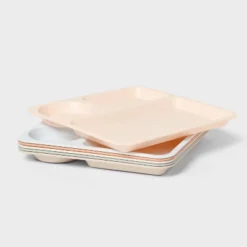 Kids' 6pc 9.5" Plastic Square Divided Plate - Pillowfort™: Microwave & Dishwasher-Safe, Ages 3+ 7 Kids' 6pc 9.5" Plastic Square Divided Plate - Pillowfort™: Microwave & Dishwasher-Safe, Ages 3+ -Pillowfort GUEST 722f0bfe 70c1 4246 8316 40da9e6c673c