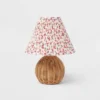 Round Faux Rattan Kids' Lamp With Pleated Floral Shade - Pillowfort™ 2 Round Faux Rattan Kids' Lamp With Pleated Floral Shade - Pillowfort™ -Pillowfort GUEST 74651f23 4823 4b8f 805b b06f21fa7a8a