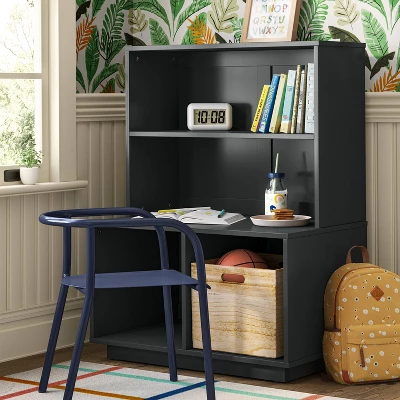 Modern Modular Kids' Bookcase Dark Gray - Pillowfort™ 3 Modern Modular Kids' Bookcase Dark Gray - Pillowfort™