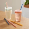 Kids' 6pc Plastic Rainbow Tumbler Straws - Pillowfort™: Dishwasher-Safe, Reusable For Cold Beverages 1 Kids' 6pc Plastic Rainbow Tumbler Straws - Pillowfort™: Dishwasher-Safe, Reusable For Cold Beverages -Pillowfort GUEST 7757f52e 261e 45f7 a219 d3676b02e958