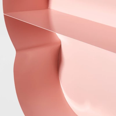 Metal Flower Kids' Shelf Pink - Pillowfort™ 5 Metal Flower Kids' Shelf Pink - Pillowfort™ - Image 3