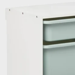 Multi-Bin Kids' Storage Smoke Green - Pillowfort™: Toy Storage Rack, 3 Shelves, 30% Recycled Plastic -Pillowfort GUEST 7eb4636f 242f 4975 9c2e b1ec870fca63