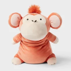 Monkey Weighted Plush Kids' Throw Pillow Orange - Pillowfort™ -Pillowfort GUEST 7fec0585 35b9 4088 8ff9 274b374f414d