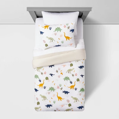 Dinosaur Cotton Kids' Comforter Set - Pillowfort™ 4 Dinosaur Cotton Kids' Comforter Set - Pillowfort™ - Image 2
