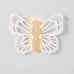 Butterfly Wood Lit Kids' Wall Decor Cream - Pillowfort™ -Pillowfort GUEST 854d9d30 8784 44c0 8ca3 55d8d9c0bc7f