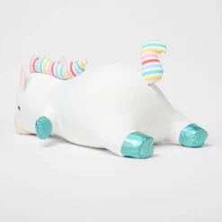 Rainbow Horse Soothing Weighted Plush Kids' Throw Pillow White - Pillowfort™ -Pillowfort GUEST 86f956c7 2634 4c9d 8d60 5fb40a05f4c1