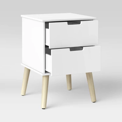 Modern Kids' Nightstand White - Pillowfort™ 4 Modern Kids' Nightstand White - Pillowfort™ - Image 2