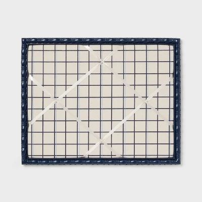 Navy Framed Fabric Kids' Photo Memo Board - Pillowfort™ 6 Navy Framed Fabric Kids' Photo Memo Board - Pillowfort™ - Image 4