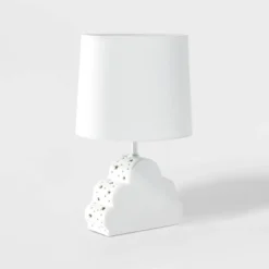 Cloud Dual Light Figural Kids' Lamp (Light Bulbs Not Included) White - Pillowfort™: Ceramic Table Lamp, 3-Way Switch -Pillowfort GUEST 8af418b5 7af7 4842 9e63 69bf808b0b4e