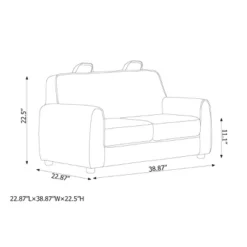 Upholstered Kids' Sofa Gray - Pillowfort™ -Pillowfort GUEST 8bd0e36e 147c 4c1d bcfb 73703a97ebdd