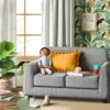 Upholstered Kids' Sofa Gray - Pillowfort™ -Pillowfort GUEST 916f74db 27a9 444c 94f1 651e6c99f317